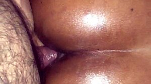 Watch this hot latina get sloppy anal insertion!