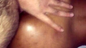 Watch this hot latina get sloppy anal insertion!