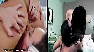 I love Sinn Sage's lesbian scenes with piercings and tattoos.