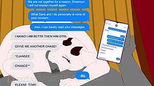 toriel explores the underground in this animated adventure