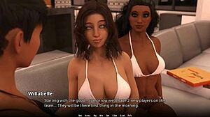 Petite ung tjej och kåt milf i amatör anal action