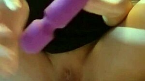 New toy brings better orgasm with vibrator on pussy