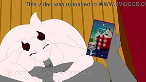 toriel explores the underground in this animated adventure