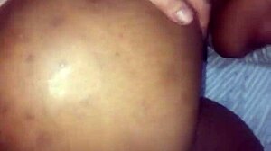 Watch this hot latina get sloppy anal insertion!