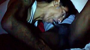 Cpdcr3 sucks on a big black cock