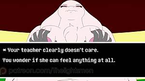 toriel explores the underground in this animated adventure