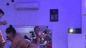 taking latin milf to motel for rimjob and fucking