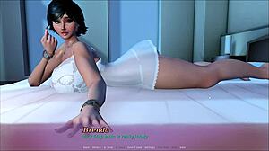 Stepmom teases hard while jerking bottle like cock