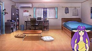 ninnin days part 10 finale with sexy brunette and big tits in game