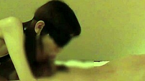 home made video of beautiful woman in chinese dress giving handjob and blowjob to friend until ejaculation