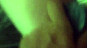 Husband captures his wife's intense squirting masturbation session