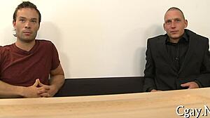 Ação Intensa de Sexo Gay se Desenrola em Clipes Top