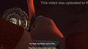 Velma Bent Over for Blowjob in Brothel