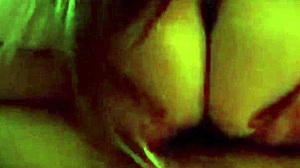 real wife makes dick cum with huge tits!