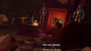 Velma Bent Over for Blowjob in Brothel