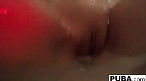 Busty Brett Rossi Masturbates in Hot Bath