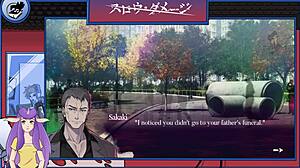 I watch this skinny brunette bodybuilder in hentai anime, feeling so turned on by her muscular form