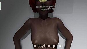 Fat guy and black girl at some model agency scene.