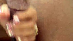 Petite Latina Strawberry Sucks Big Black Cock