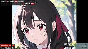 Uncensored Japanese hentai music video featuring yunyun 210 ai cgs