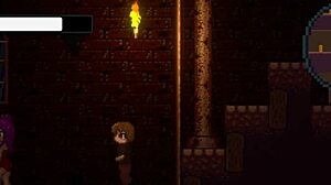 Exploring the drain mansion in this anime game