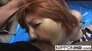 Japanese Babe Teased by Fingers and Cocks in Wild Orgy