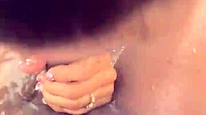 Petite Latina Strawberry Sucks Big Black Cock