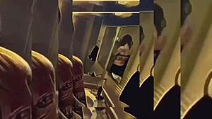 Hot shemale rips clothes in bathroom for teasing striptease