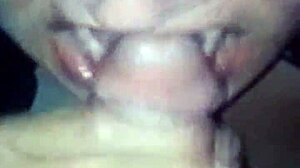 Hot step mom sucking and stroking my hard cock