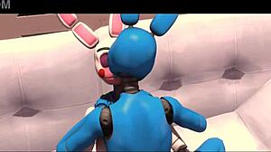 My Bunnie Fnaf Toy Rides Me Wild!