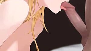 Hent Cute Blonde Oral Animation