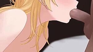 Hent Cute Blonde Oral Animation