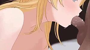 Hent Cute Blonde Oral Animation