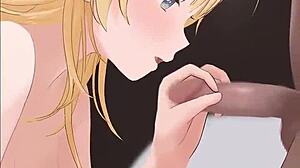 Hent Cute Blonde Oral Animation