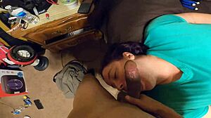 Can Ashley handle this massive cock in blowjob training?