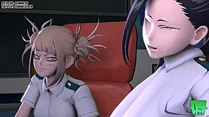 Momo And Toga Tutorial On Nomu Fucking In Hentai Anime Compilation