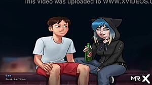 Ebony babe rides him hard in bed with cowgirl moves