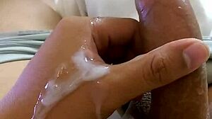 Two Main Characters Masturbating Together In Gay Scene.