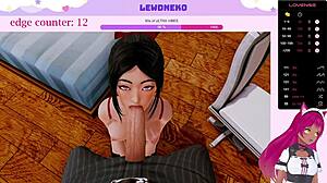 Hey, watch Vtuber Lewdneko in Harem Hotel fun! 😜