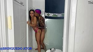 EATING my friend's SKINNY friend at her HOUSE secretly, no CHEATING just FUN, she GAVE kitchen