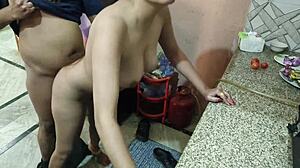 Shy Indian bhabhi drilled hard by devar quick! 😳