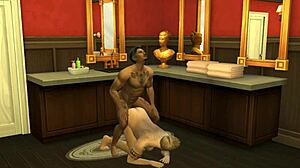 gareth williams bangs father-in-law in wild mmf threesome sims 4