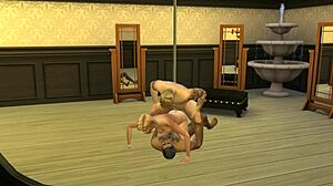 gareth williams bangs father-in-law in wild mmf threesome sims 4