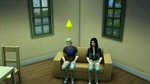 Step Sister Bends Over for Doggystyle