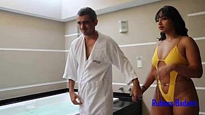 Man, he got so nervous, came quick while I bent over for him!