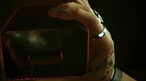 judy and johnny silverhand sneak a hot hidden moment