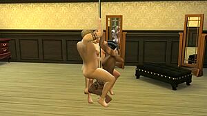 gareth williams bangs father-in-law in wild mmf threesome sims 4