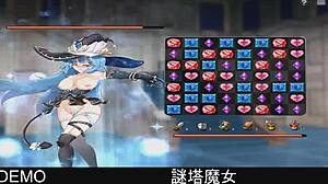 Mystery tower witch in fantasy anime game