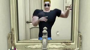 i fucked my clone in this wild cartoon scene