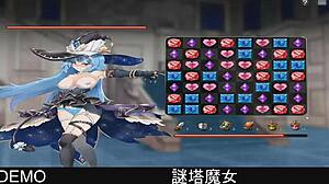 Mystery tower witch in fantasy anime game